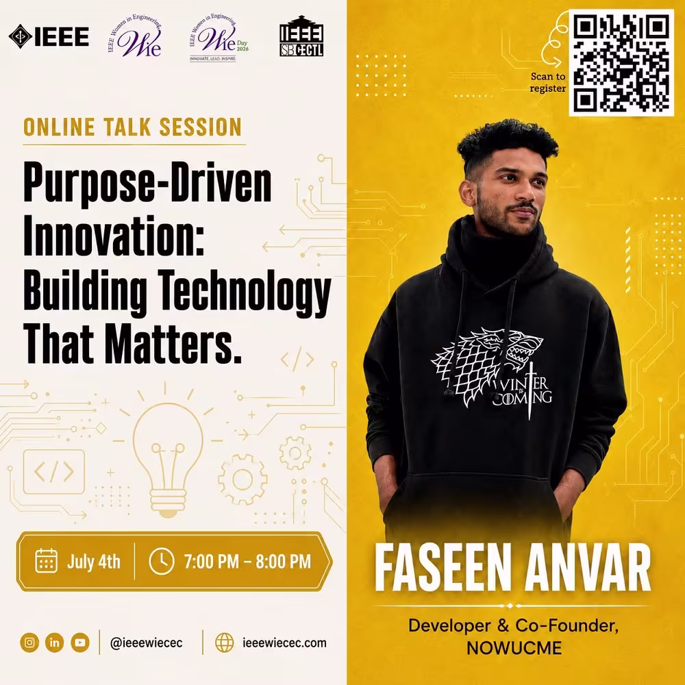 Talk Session Event by IEEE SB CECTL
