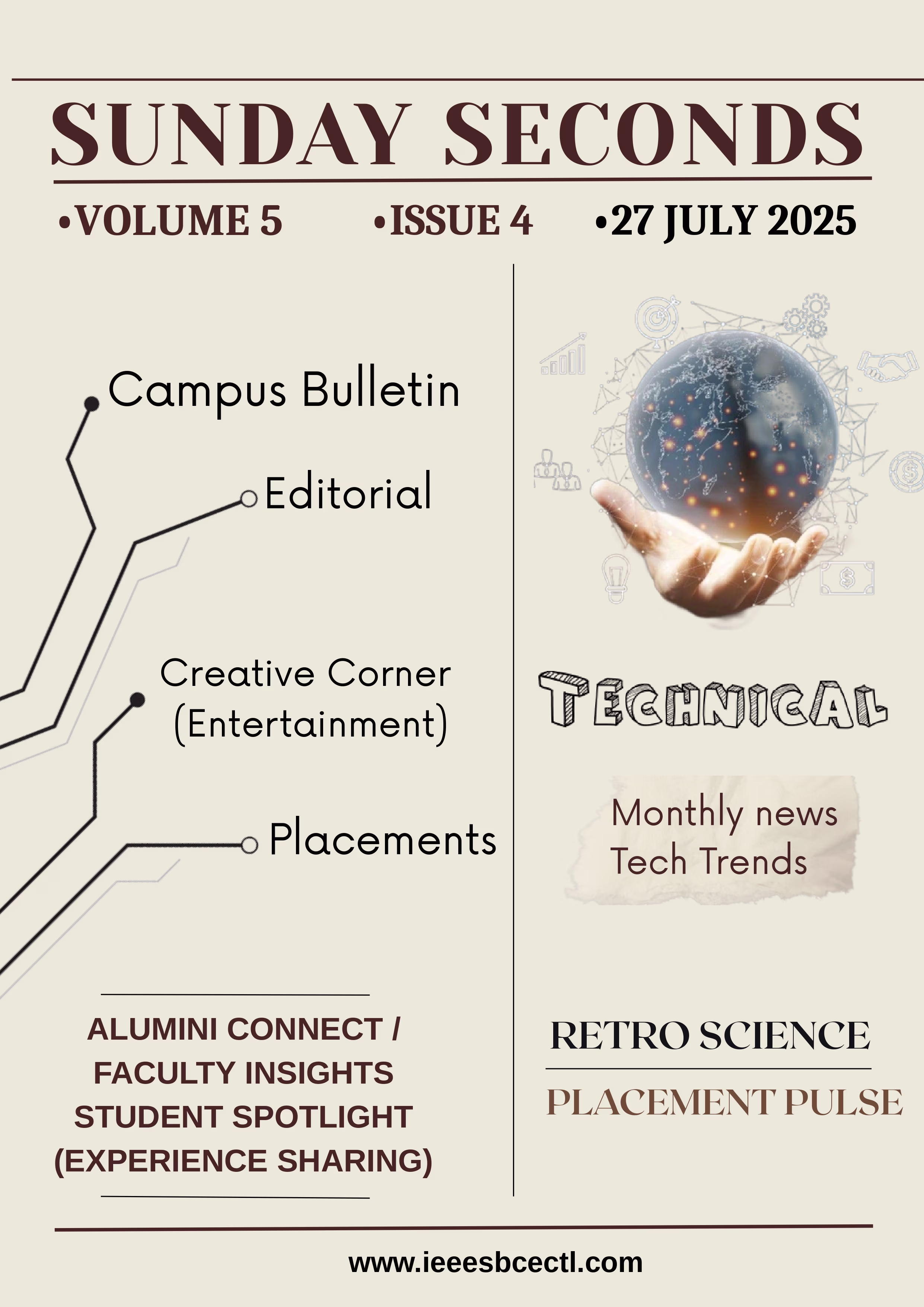 IEEE Sunday Seconds Monthly Magazine, College of Enginnering, Cherthala (CECTLA)