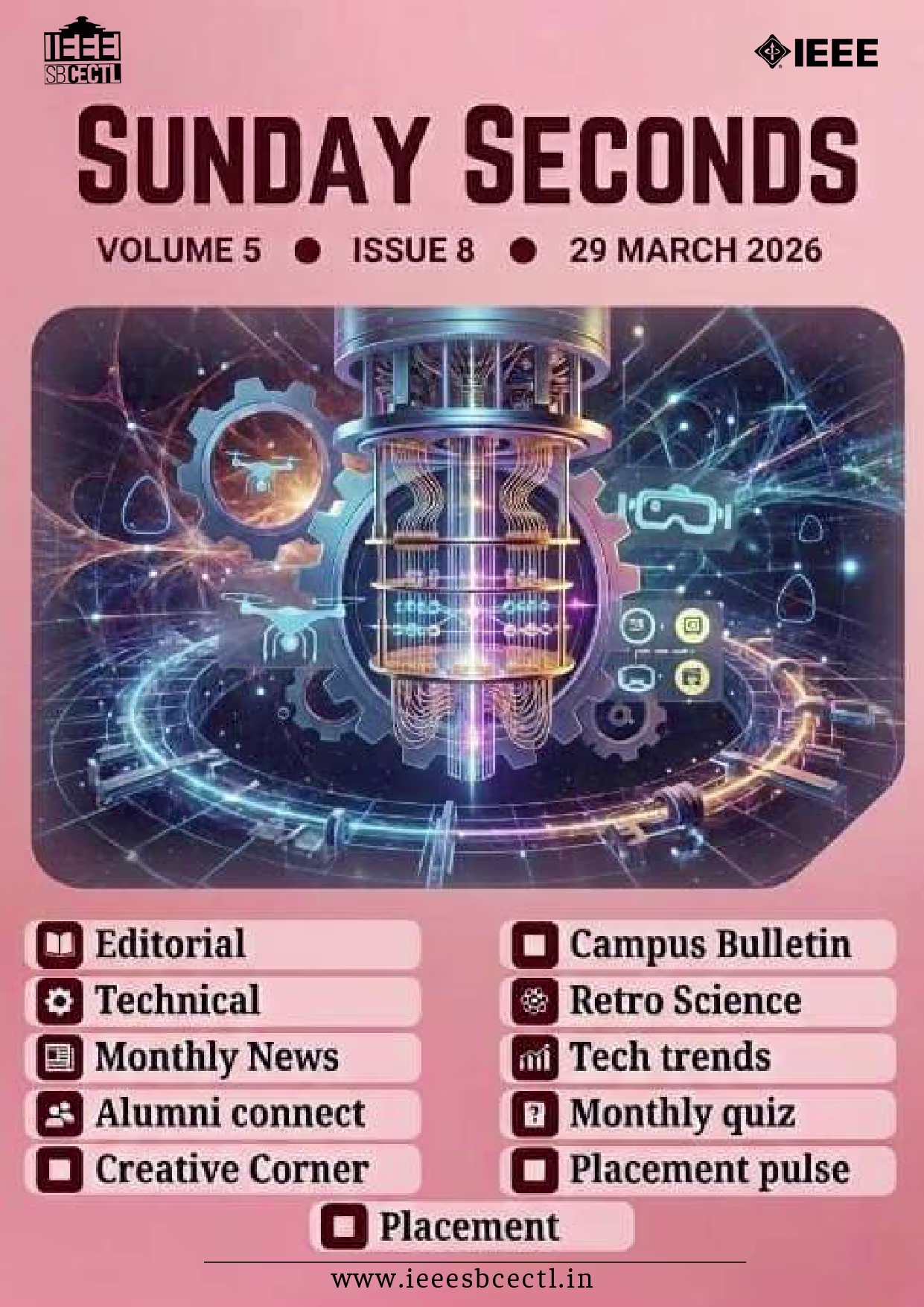 IEEE Sunday Seconds Monthly Magazine, College of Enginnering, Cherthala (CECTLA)